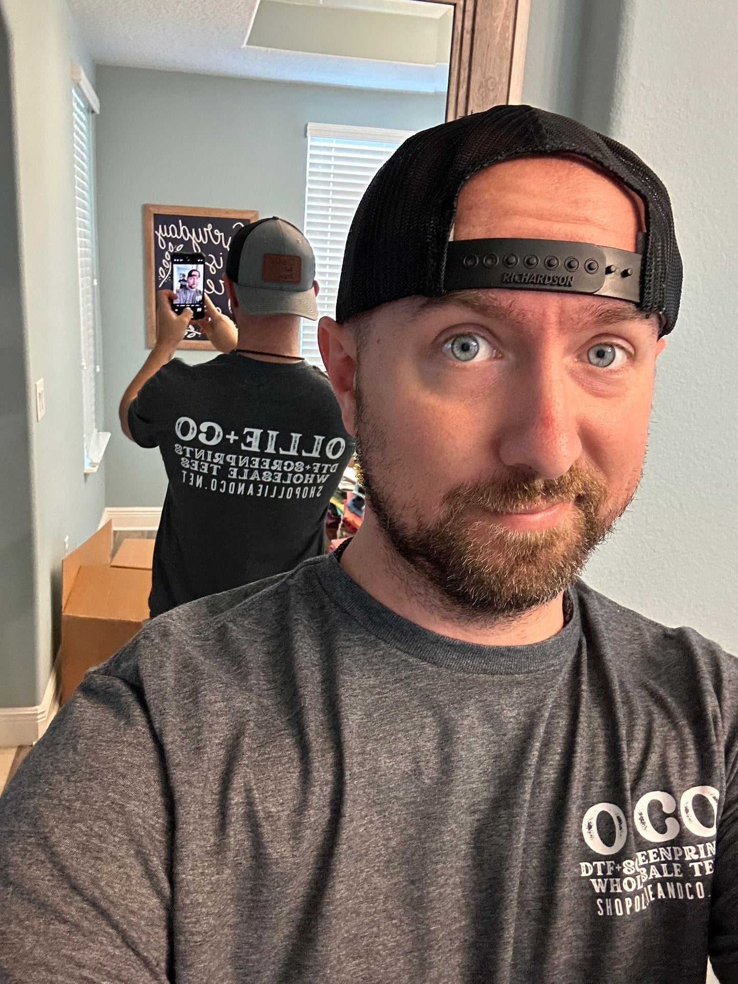 Men's Business Names Tee- Front & Back
