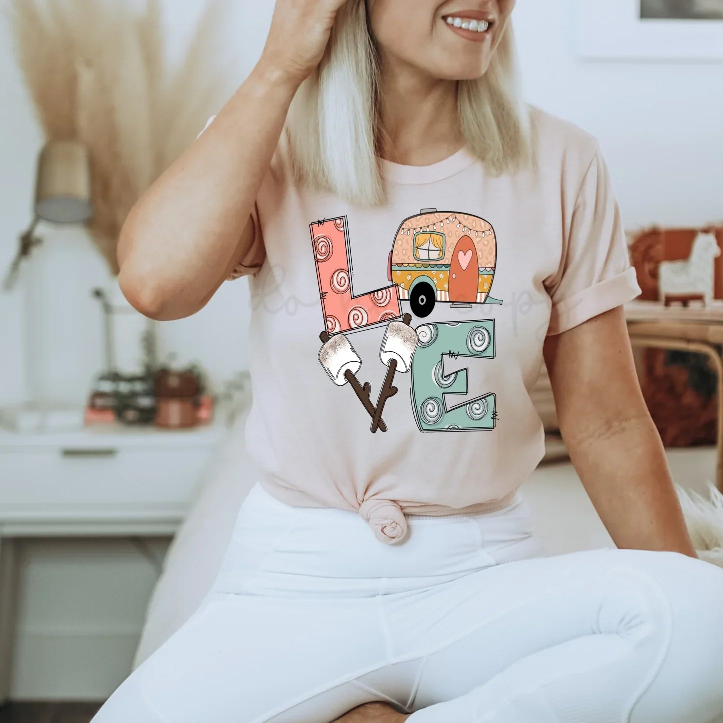 LOVE CAMPER - COMPLETED TEE