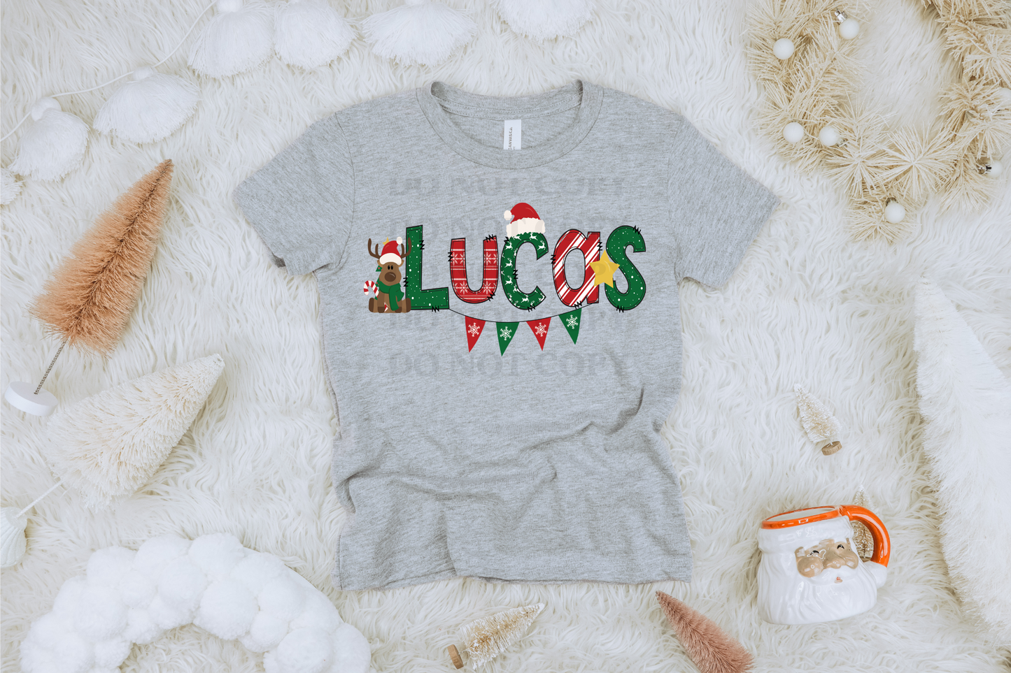 Youth Christmas Names Completed tee