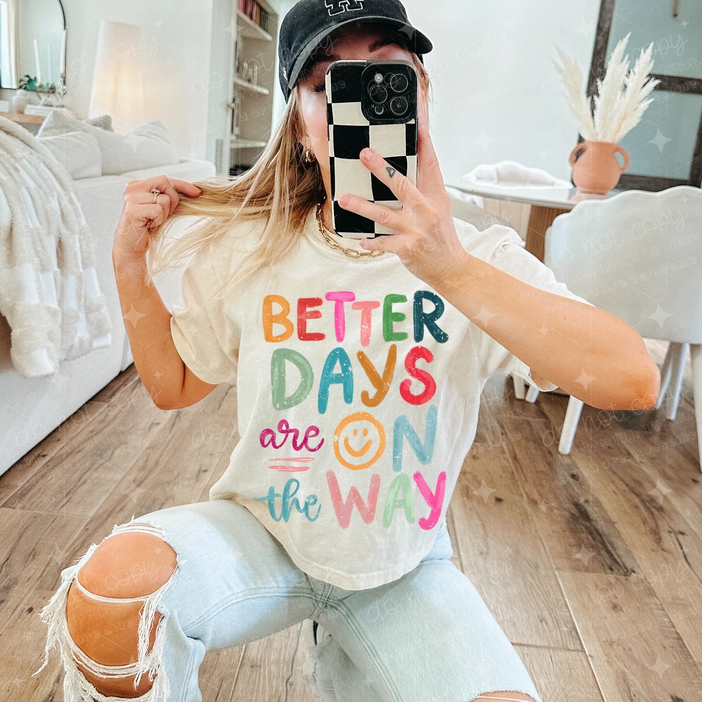 BETTER DAYS ARE ON THE WAY - COMPLETED TEE