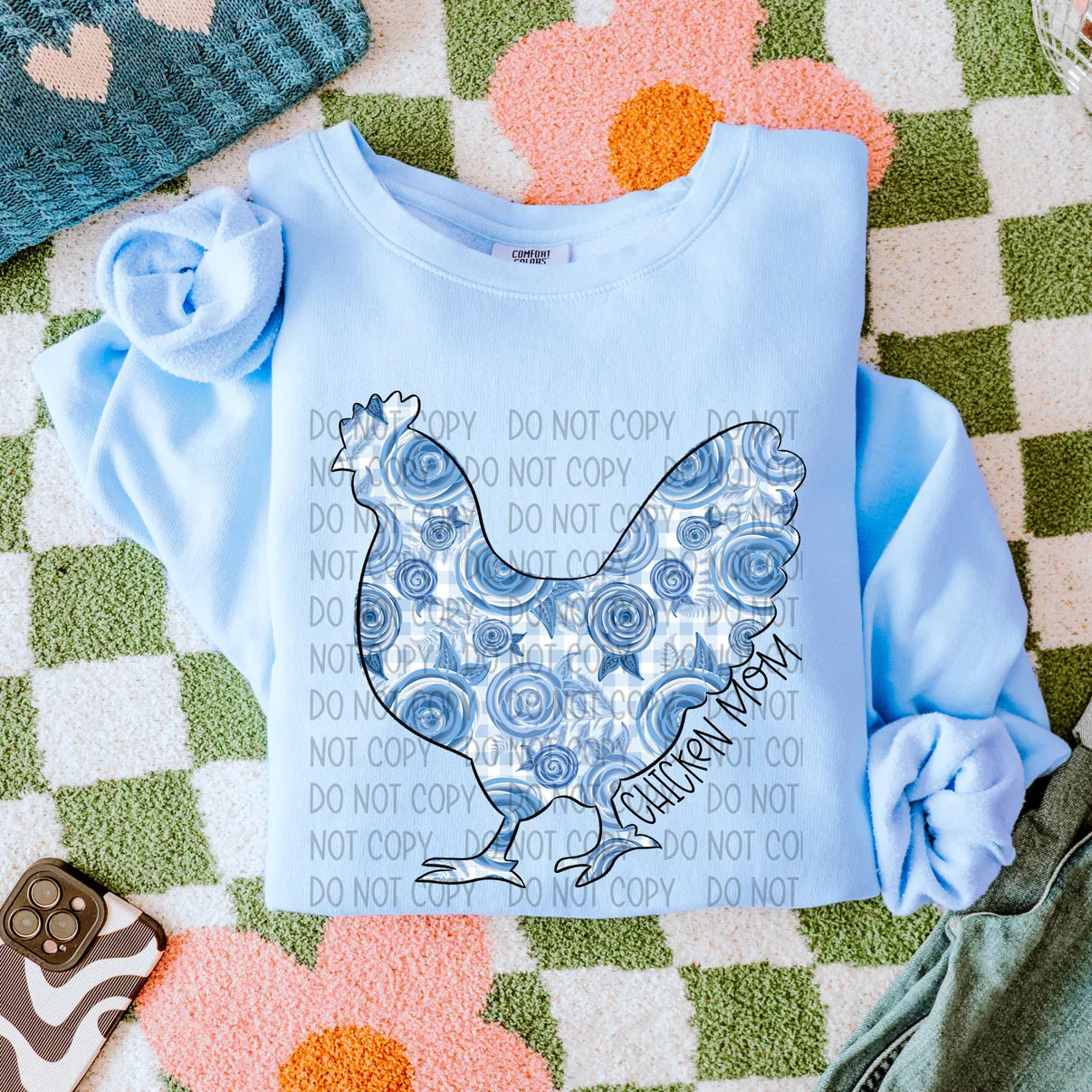 CHICKEN MOM - COMPLETED TEE