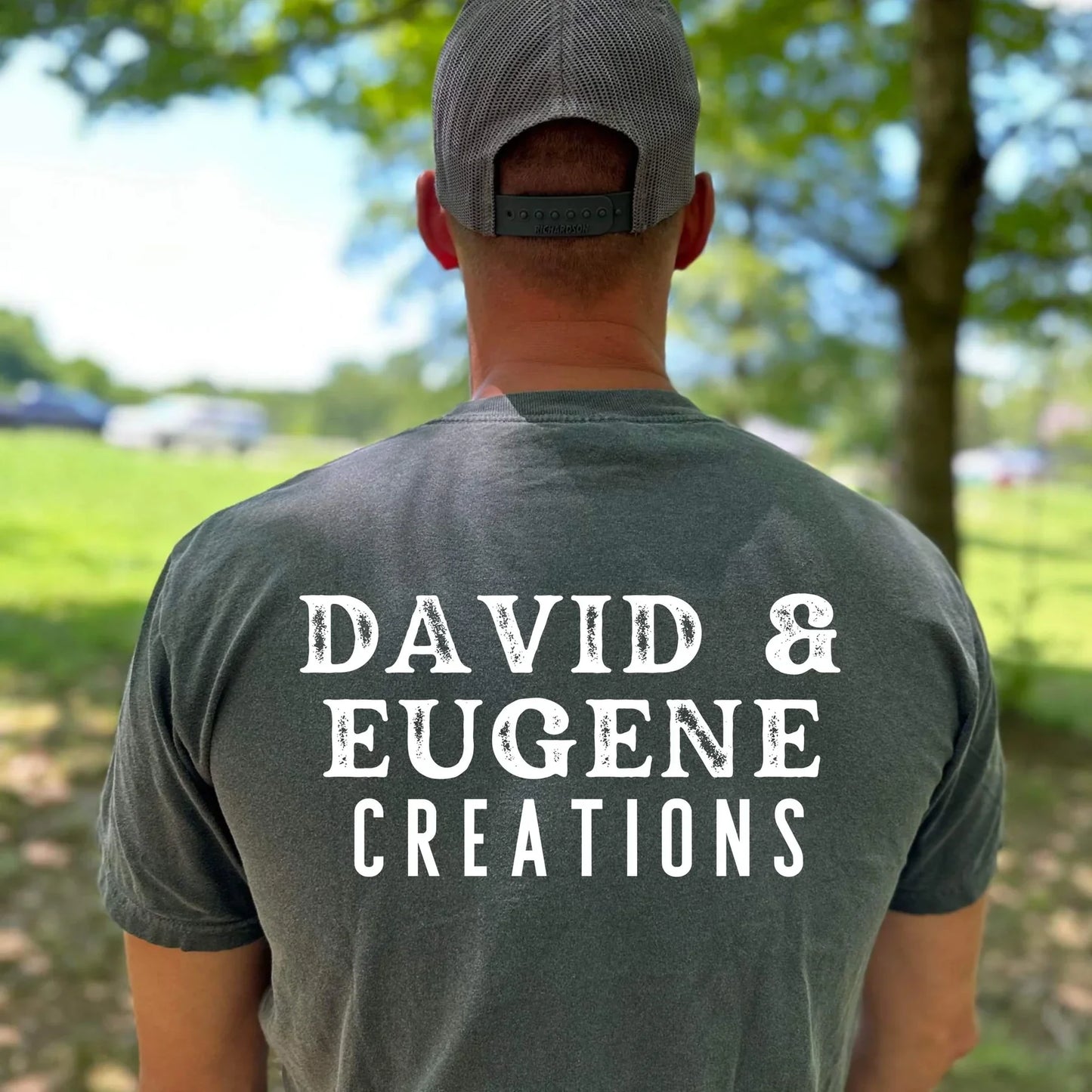 Men's Business Names Tee- Front & Back