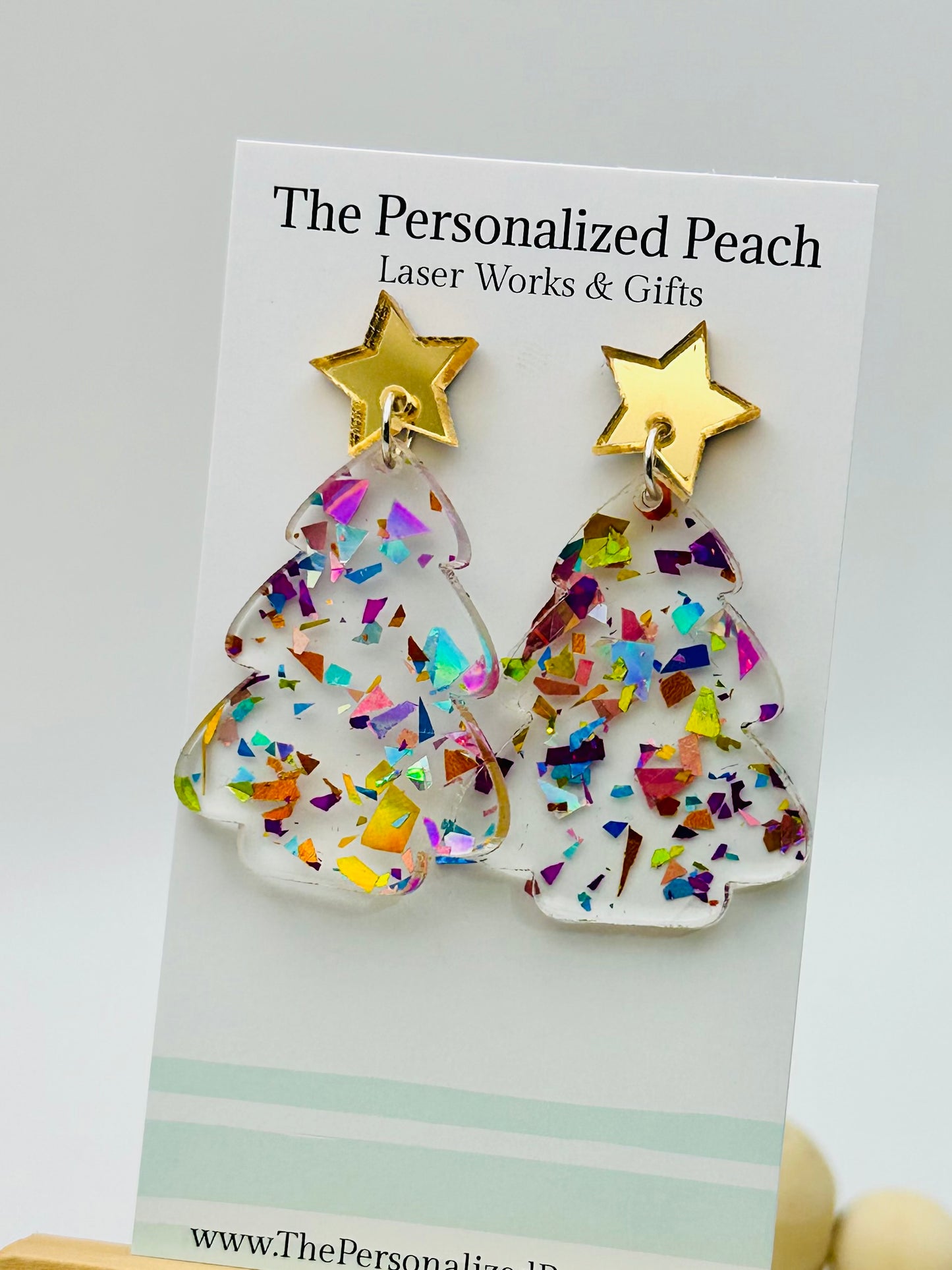 Sparkle Christmas Tree Earrings