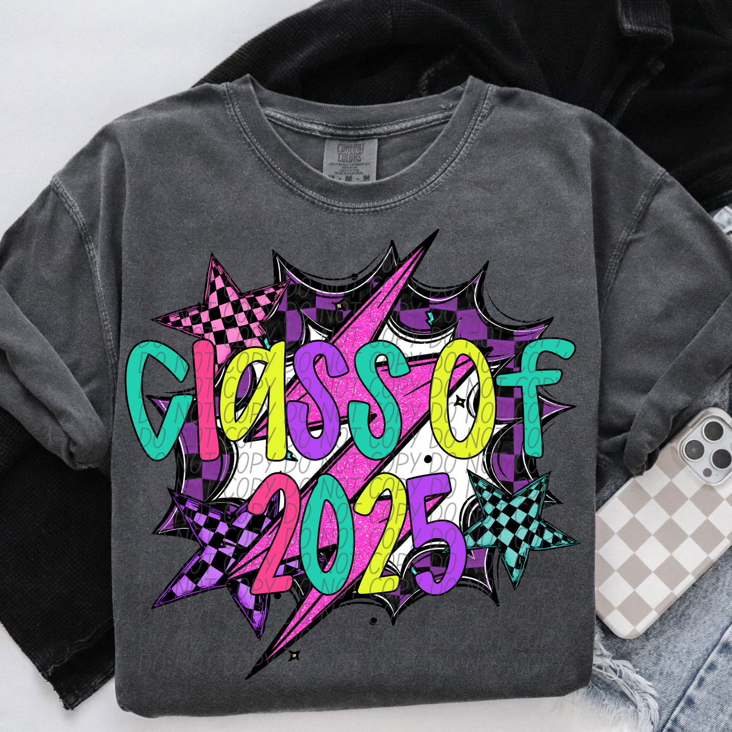 Class of 2025- Neon Burst-Tee