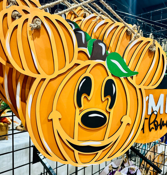 Pumpkin Door Hanger