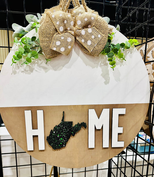 West Virginia Home Door Hanger