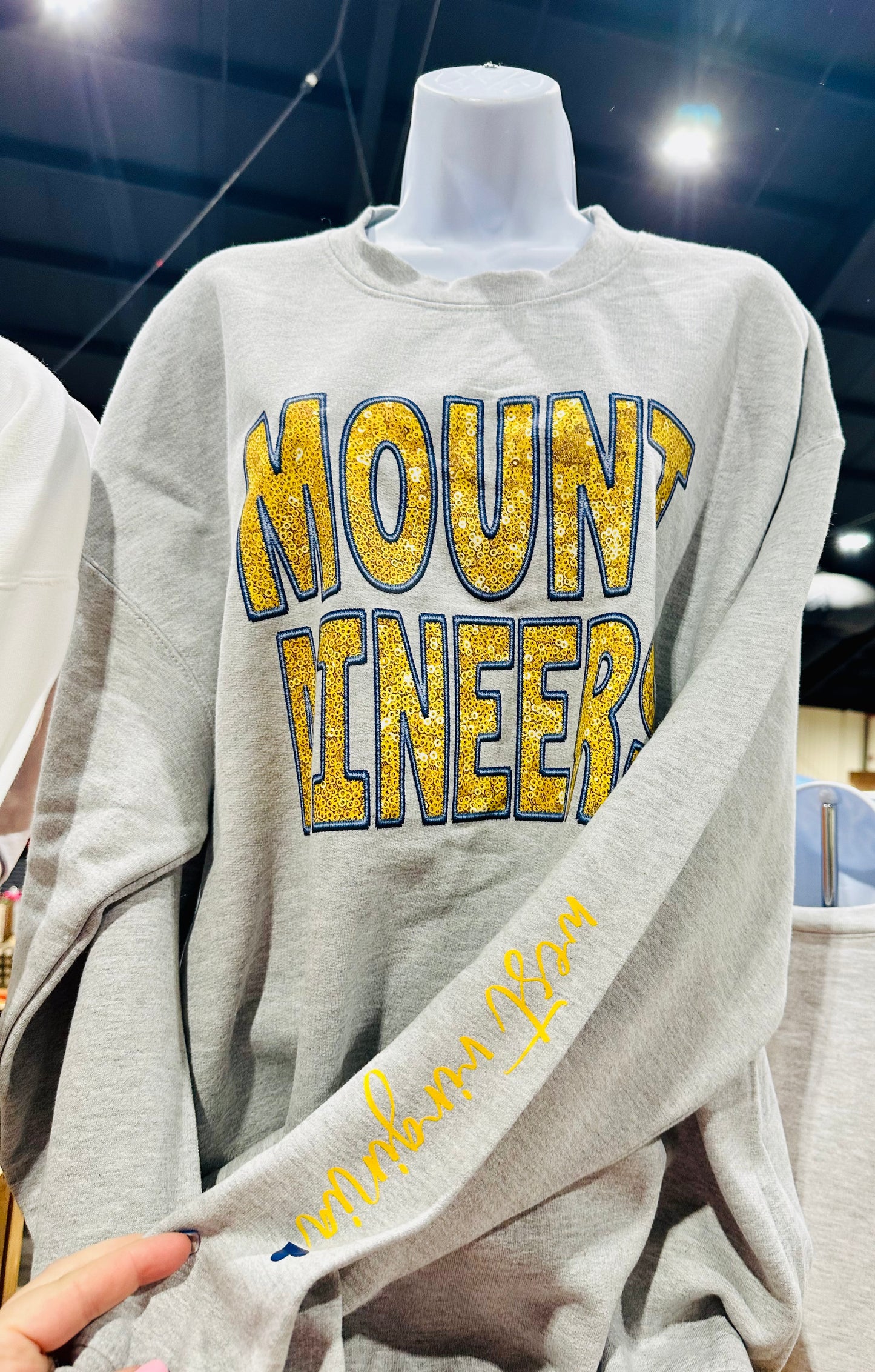 West Virginia Sequins Sweatshirt
