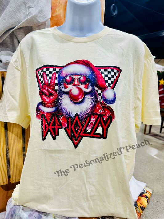 Def Jolly Faux Glitter Tee