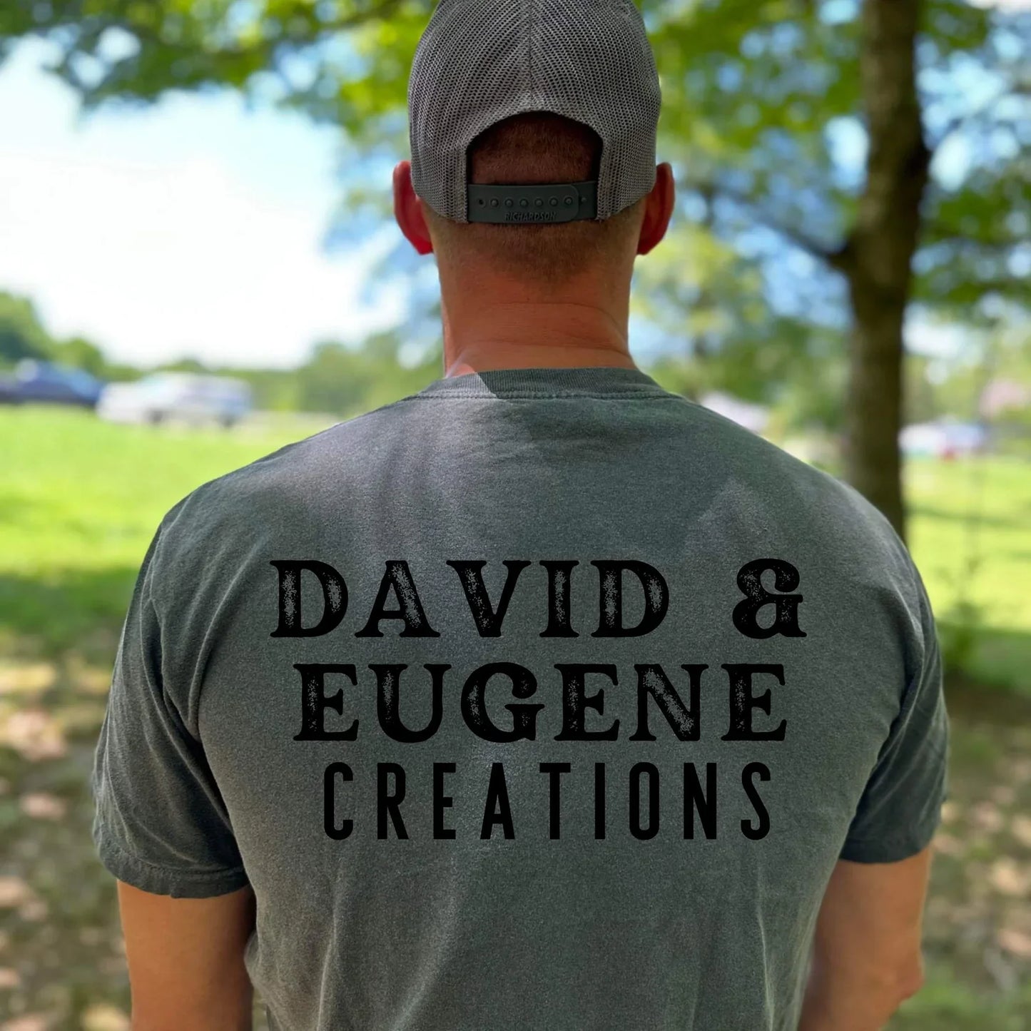 Men's Business Names Tee- Front & Back
