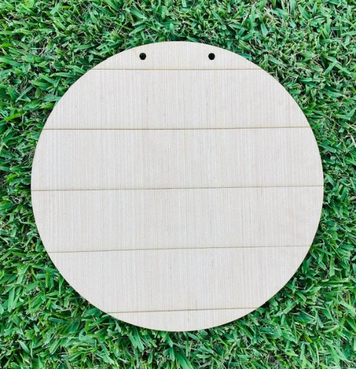 DIY Shiplap Round/ Shiplap Circle for Door Hanger/Craft Supplies