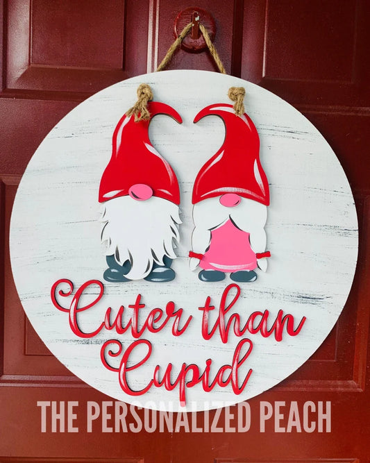 Cuter than Cupid Valentines Door Hanger
