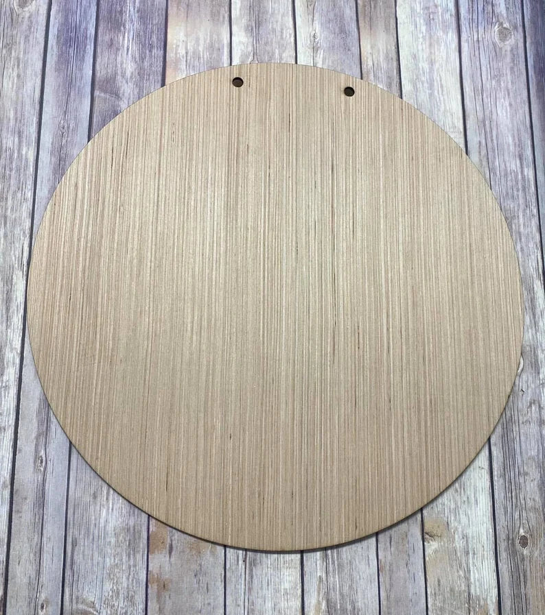 1/4” Round wood crafting blank