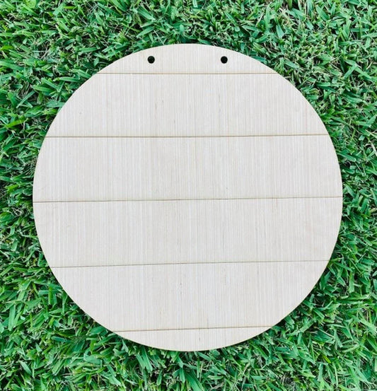 DIY Shiplap Round/ Shiplap Circle for Door Hanger
