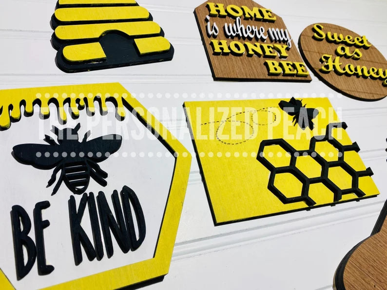 Bee Tiered Tray DIY Kit/ craft kit
