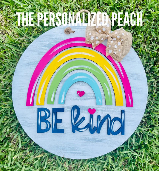 Be Kind wood door hanger/ Teacher Gift/ Back to school