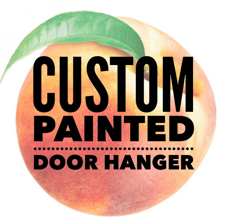 Custom Painted door hanger