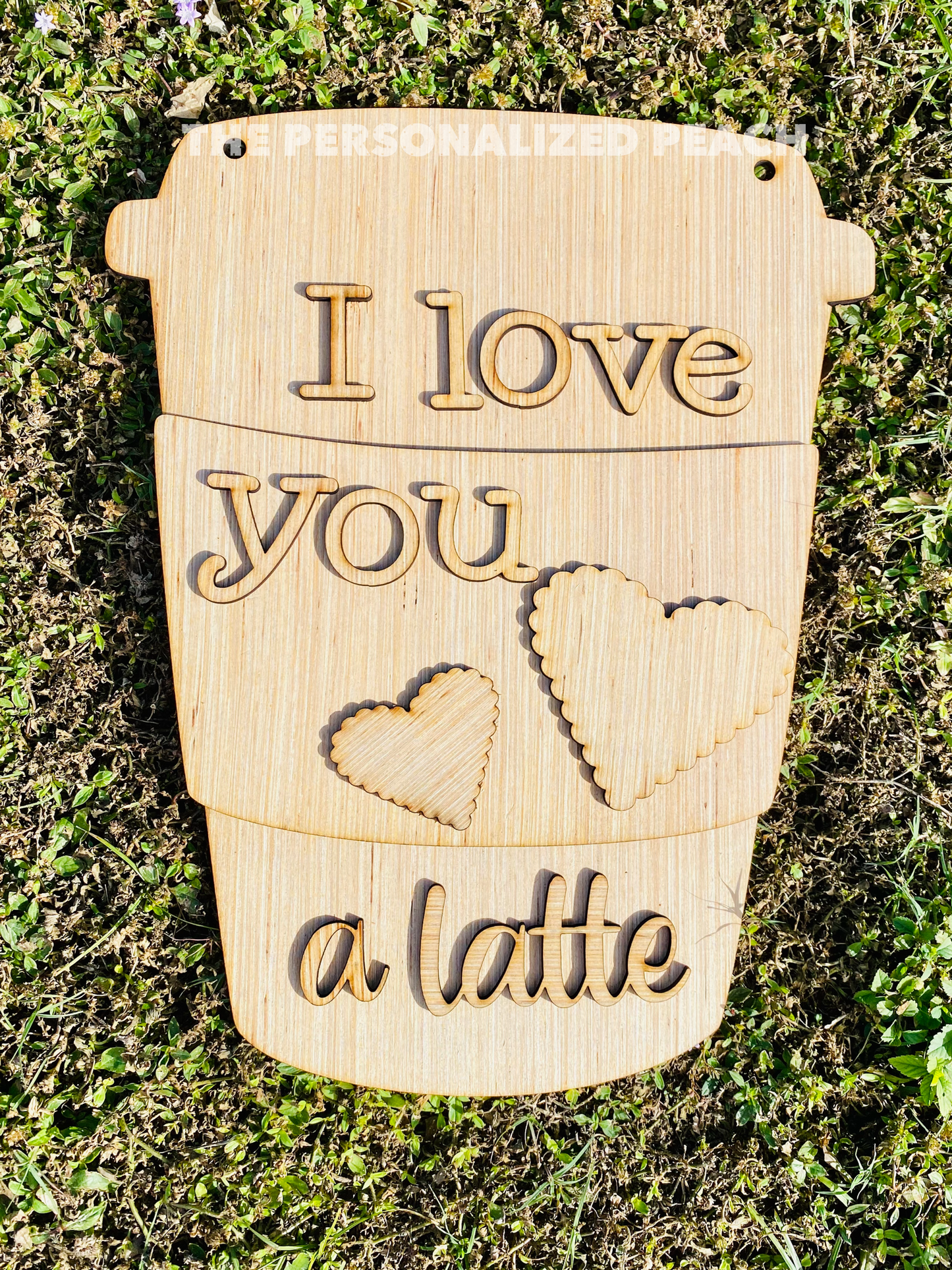 Valentines love you a latte Door Hander DIY